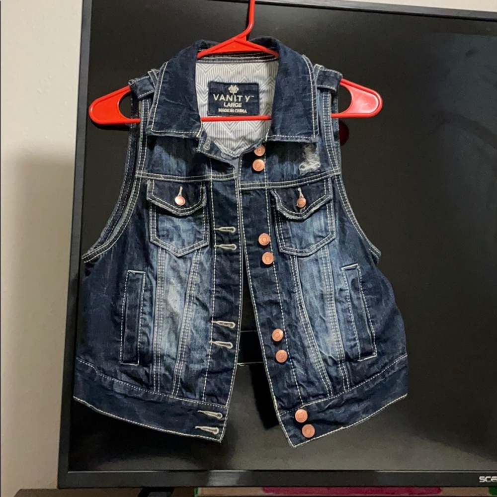 Denim vest